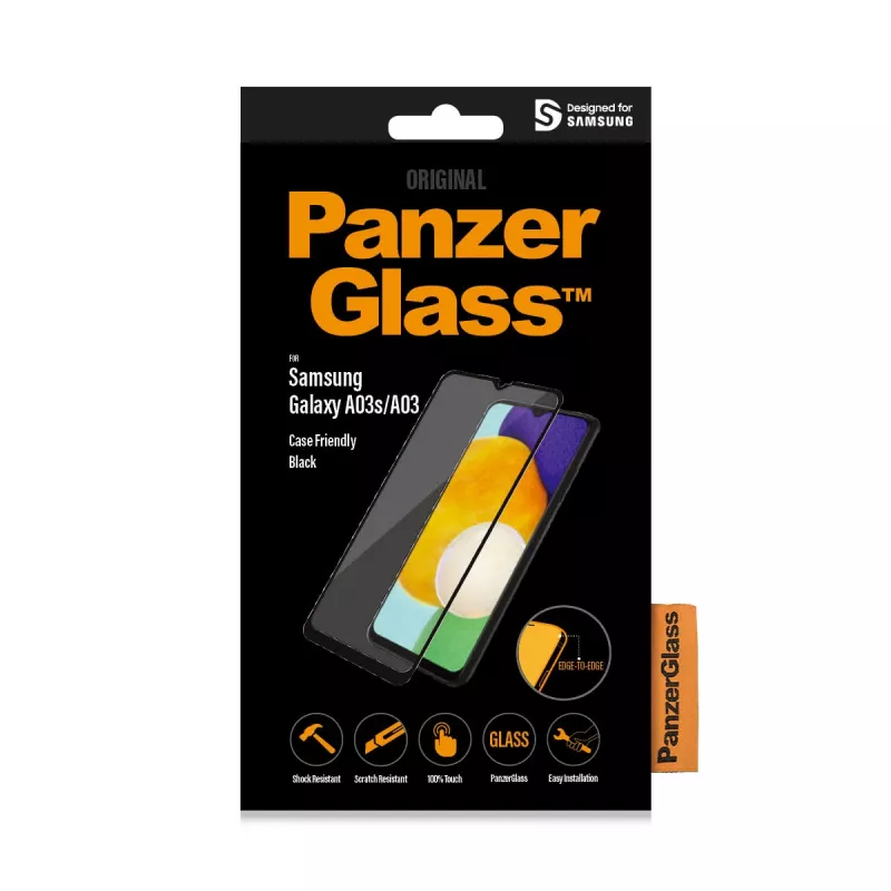 PanzerGlass® Ekrāna aizsargs Samsung Galaxy A03s | A03