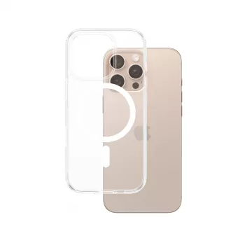 PanzerGlass HardCase Caurspīdīgs ar Balto MagSafe iPhone 16 Pro Max