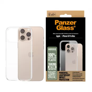 PanzerGlass® HardCase Caurspīdīgs iPhone 16 Pro Max, Vāciņš, Apple, Apple - iPhone 16 Pro Max, Caurspīdīgs