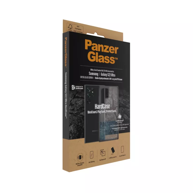 PanzerGlass HardCase Samsung Galaxy S22 Ultra 5G - Smokey Black