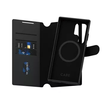 PanzerGlass CARE Feature Case Tango Two-in-One Wallet vāciņš Samsung Galaxy S24 Ultra, caurspīdīgs