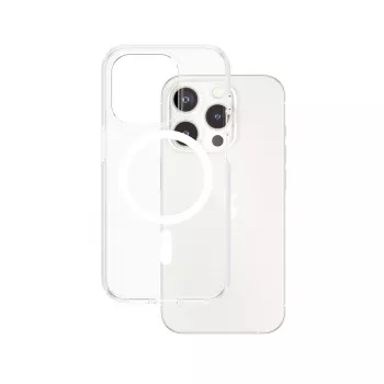 PanzerGlass CARE™ by ® Urban Combat Maciņš Caurspīdīgs ar Baltu MagSafe iPhone 15 Pro