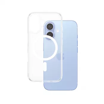 Vāciņš PanzerGlass HardCase Caurspīdīgs ar Baltu MagSafe iPhone '24 6.1 collas