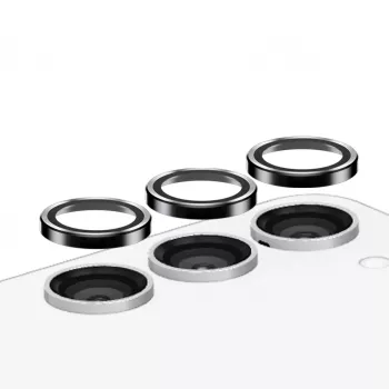 PanzerGlass Hoops Kameras Lēcas Aizsargs Samsung Galaxy S23 FE Melns Skrāpējumu un Triecienu Izturīgs