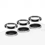 PanzerGlass Hoops Kameras Lēcas Aizsargs Samsung Galaxy S23 FE Melns Skrāpējumu un Triecienu Izturīgs