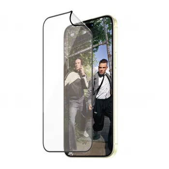 PanzerGlass ECO MATRIX ekrāna aizsargs ar D3O® iPhone 15 Plus | Ultra-Wide Fit ar AlignerKit