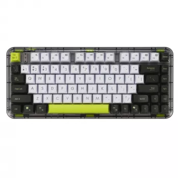 Mehāniskā tastatūra ASUS Jelly75 KD201, 75% izkārtojums, USB/RF Bezvadu/Bluetooth, Daudzkrāsaina