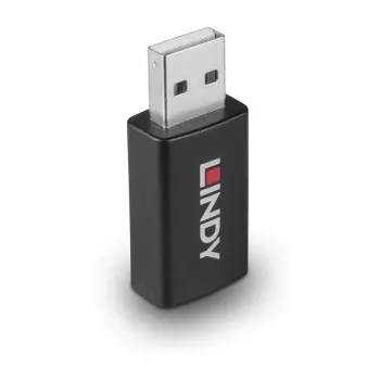 Lindy 71263 USB Type A uz A datu bloķētājs, melns