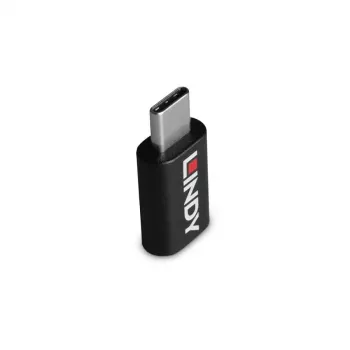 Lindy USB 3.2 Type C uz C 100W Datu Bloķētājs, USB Type C, USB Type C, Melns