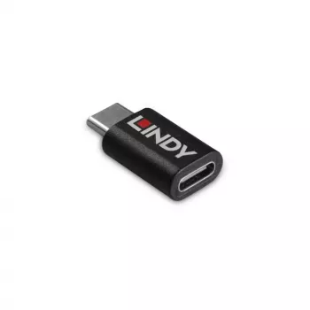 Lindy USB 3.2 Type C uz C 100W Datu Bloķētājs, USB Type C, USB Type C, Melns