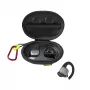 Hama Spirit Athletics True Wireless Stereo austiņas ar āķi sportam, melnas