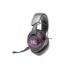 JBL Quantum One vadu spēļu austiņas, kas apņem ausis, aktīva trokšņu slāpēšana, USB-C, 3,5 mm, 20 - 20000 Hz, melnas