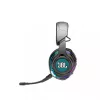 JBL Quantum One vadu spēļu austiņas, kas apņem ausis, aktīva trokšņu slāpēšana, USB-C, 3,5 mm, 20 - 20000 Hz, melnas