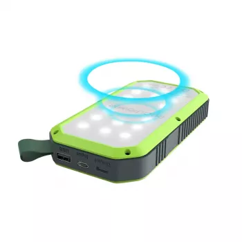 Pārnēsājams akumulators RealPower PB-10000 Solar 10000 mAh