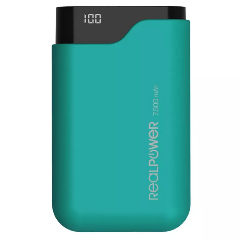Portatīvais akumulators RealPower PB-7500C 7500 mAh