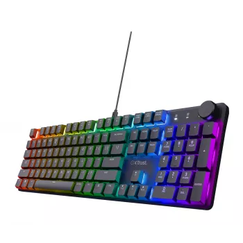 Spēļu tastatūra Trust GXT 866 Torix mehāniskā USB QWERTZ melna