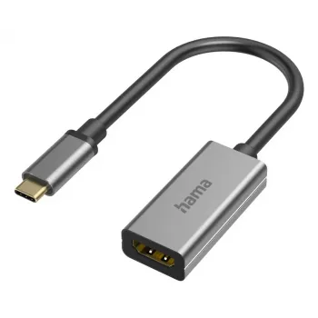 Hama 00200303 pārejas kabelis USB-C uz HDMI Pelēks