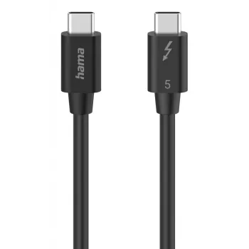 Hama USB-C kabelis USB 3.2 Gen 2 1 m Melns