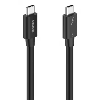 Hama USB-C kabelis USB 3.2 Gen 2 1 m Melns