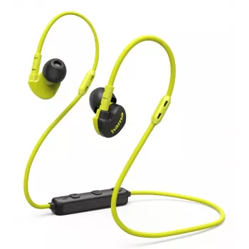 Hama Freedom Athletics III Bezvadu austiņas Āķveida, Iekšauss Sporta Bluetooth Melna, Dzeltena