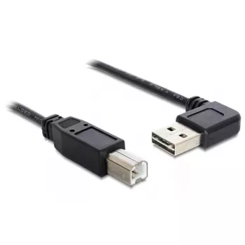USB kabelis DeLOCK 1m USB 2.0 A - B m/m Melns