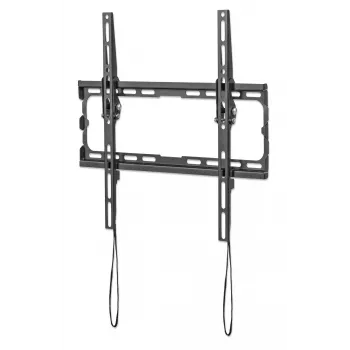 Manhattan noliecams sienas stiprinājums TV un monitoriem, 32-55 collām, VESA 200x200-400x400mm, līdz 35kg, melns