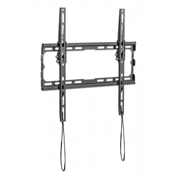 Manhattan noliecams sienas stiprinājums TV un monitoriem, 32-55 collām, VESA 200x200-400x400mm, līdz 35kg, melns