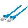 Intellinet tīkla vads, Cat6, 0,5 m, zils, varš, S/FTP, LSOH / LSZH, PVC, RJ45, apzeltīti kontakti, ar aizsargvāciņu, mūža garantija