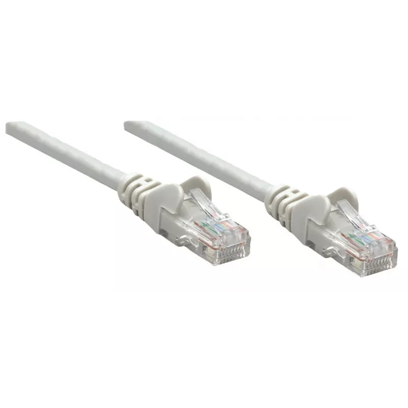 Intellinet tīkla vads, Cat6A, 0,25m, Pelēks, Varš, S/FTP, LSOH/LSZH, PVC, RJ45, Apzeltīti kontakti, Aizsargvāciņš, Mūža garantija