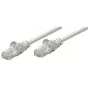 Intellinet tīkla vads, Cat5e, 0,25 m, pelēks, CCA, SF/UTP, PVC, RJ45, apzeltīti kontakti, bez aizķeršanās, ar aizsargvāciņu, mūža garantija