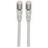Intellinet tīkla vads Cat7/Cat6A spraudņi, 0.25m, pelēks, varš, S/FTP, LSOH/LSZH, RJ45, zeltīti kontakti, bezķēdes, ar aizsargvāciņu, mūža garantija