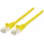 Intellinet tīkla vads, Cat7 kabelis/Cat6A spraudņi, 20m, Dzeltens, Varš, S/FTP, LSOH/LSZH, PVC, RJ45, zeltīti kontakti, aizsargvāciņš, mūža garantija