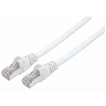 Intellinet tīkla savienojuma kabelis, Cat7 kabelis/Cat6A spraudņi, 3m, Balts, Varš, S/FTP, LSOH/LSZH, PVC, RJ45, Apzeltīti kontakti, Bezķepuru, Ar aizsargvāciņu, Mūža garantija