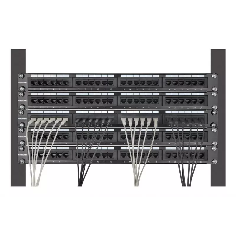 Intellinet 745116 tīkla kabelis, pelēks, 0.3 m, Cat6a, F/FTP (FFTP)