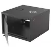 Intellinet 19 inch tīkla skapis - sienas stiprinājums (Basic), 6U, 560mm dziļš, melns, plakanpakotne, max 50kg, lietderīgais dziļums 500mm, stikla durvis, statīvs, sienas montāžas daļas (piem., skrūves un dībeļi) nav iekļautas