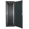 Intellinet 19 inch tīkla skapis - brīvi stāvošs, 42U, 800x800 mm (platums x dziļums), melns, plakanpakas, maks. 1500 kg, daudzpunktu durvju slēdzene, viena slēdzene uz sānu paneli, lietderīgais dziļums 123 līdz 573 mm, IP20, tērauds