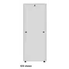 Intellinet 19 inch tīkla skapis - brīvi stāvošs (Basic), 36U, 600x1000 mm, pelēks, plakanpakotne, maks. 600 kg, viena punkta durvju slēdzene, viena slēdzene uz sānu paneļa, lietderīgais dziļums 123–773 mm, IP20, tērauds