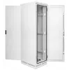 Intellinet Industrial IP55 19 inch tīkla skapis ar iebūvētiem ventilatoriem, 42U 800 mm dziļums, jumtā montēta četru ventilatoru ventilācijas iekārta, putekļu un ūdens strūklas aizsardzība, brīvi stāvošs, samontēts, gaiši pelēks RAL7035