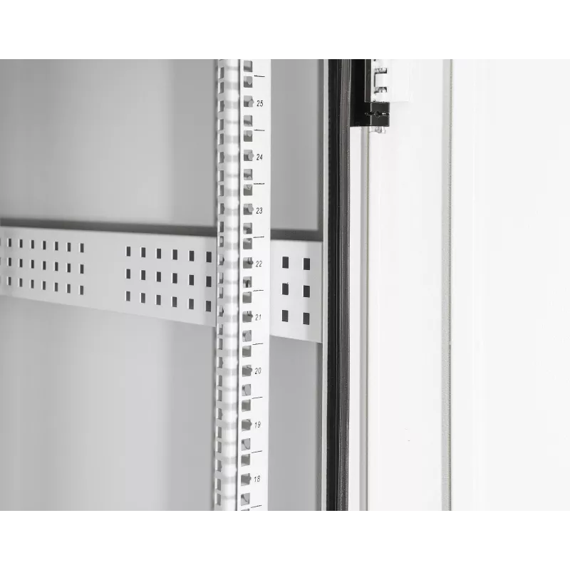 Intellinet Industrial IP55 19 inch tīkla skapis ar iebūvētiem ventilatoriem, 42U 800 mm dziļums, jumtā montēta četru ventilatoru ventilācijas iekārta, putekļu un ūdens strūklas aizsardzība, brīvi stāvošs, samontēts, gaiši pelēks RAL7035