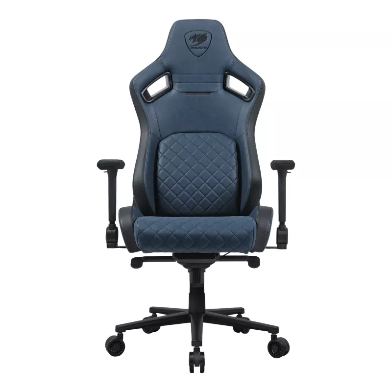 Universāla spēļu krēsla Cougar CGR-DSF-BUB ar polsterētu sēdekli, max slodze 150 kg, W760×D690×H1295 mm, tumši zils