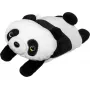 Maciņš LAUT MAGMOJI — Panda dizains, saderīgs ar MagSafe, ABS/plīša/audums/metāls/neilons, melns & balts