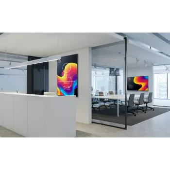 Sharp PN-ME752 digitālās izkārtnes plakanpanelis 190,5 cm (75 collas) LED 450 cd/m² 4K Ultra HD melns Android