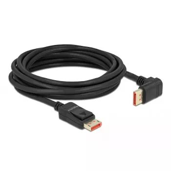 DeLOCK 87057 DisplayPort kabelis 8K 60Hz 5m vīrietis-vīrietis 90° leņķis