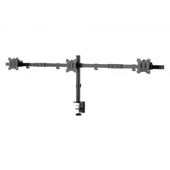 Equip 17 inch-32 inch Trīskāršs Monitora Galda Stiprinājums Ar Kustīgām Rokām Skavas/Cauruma Uzstādīšana 21 kg