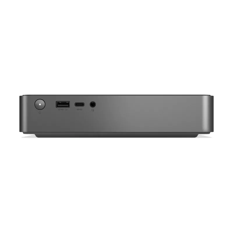 Lenovo IdeaCentre Mini 01IRH10R Intel Core 7 240H 16 GB DDR5-SDRAM 1 TB SSD Windows 11 Home Mini PC Pelēks