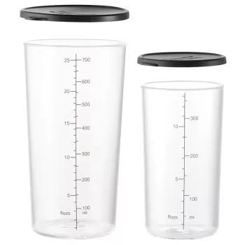 ESGE 7150 mērtrauku komplekts 700 ml stikls, silikons