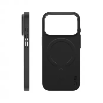 Aizsargmaciņa PanzerGlass CARE™ SL1M ar MagSafe iPhone 17 Pro — Melna