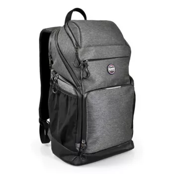 Mugursoma Port Designs Montreal 40,6 cm (16 inch) klēpjdatoriem — Poliesters, Melna/Pelēka
