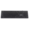 Manhattan vadu USB tastatūra, melna, pilna izmēra taustiņi, 1.5m kabelis, USB-A savienojums, Plug and Play, trīs gadu garantija