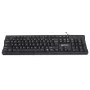 Manhattan vadu USB tastatūra, melna, pilna izmēra taustiņi, 1.5m kabelis, USB-A savienojums, Plug and Play, trīs gadu garantija